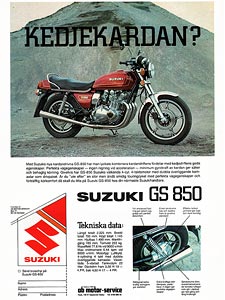 '79 GS850G ad Allt om MC Sweden
